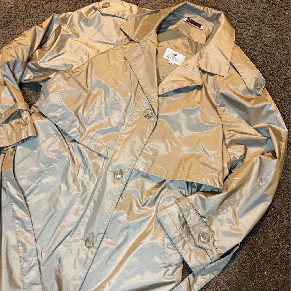 WORTHINGTON VINTAGE TRENCH COAT SIZE 18 C23 - Picture 8 of 16